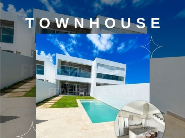 VENTA DE TOWNHOUSE AMUEBLADO, CON PISCINA PRIVADA EN LAS TERRENAS